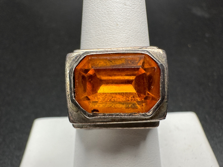 Sterling Silver Ring Size 8 13.7g [Photo 2]