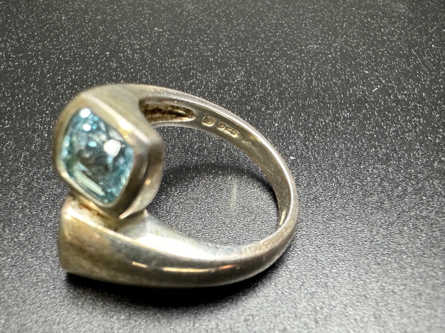 Sterling Silver Modernist Ring Size 7.5 7.6g [Photo 8]