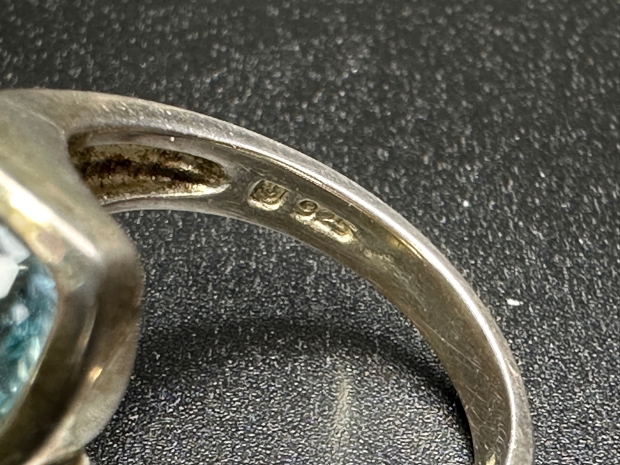 Sterling Silver Modernist Ring Size 7.5 7.6g [Photo 9]