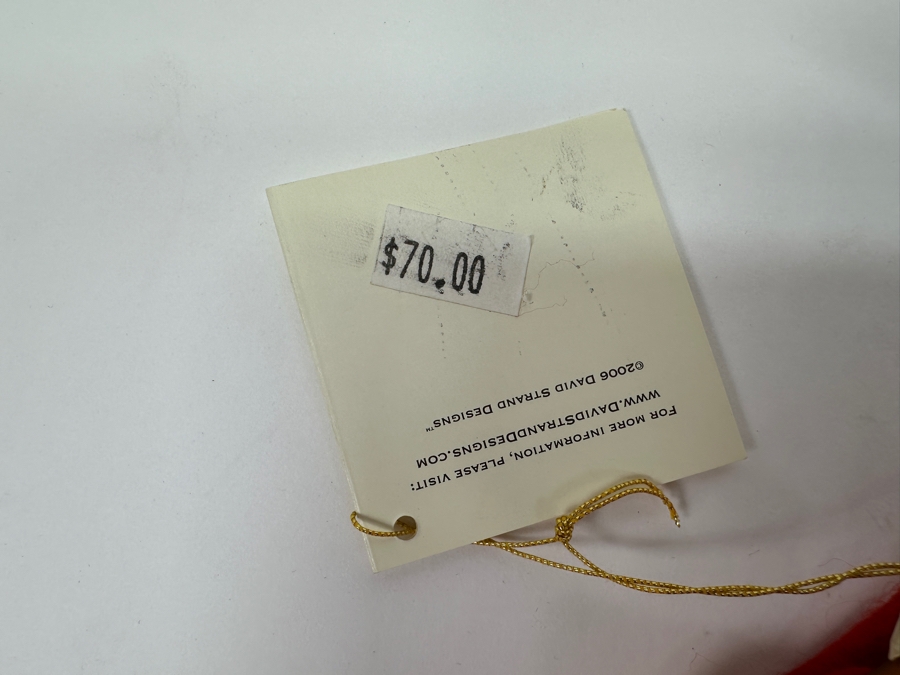 David Strand Pair of Handmade Glass Mice Christmas Ornaments Retails $140 [Photo 5]