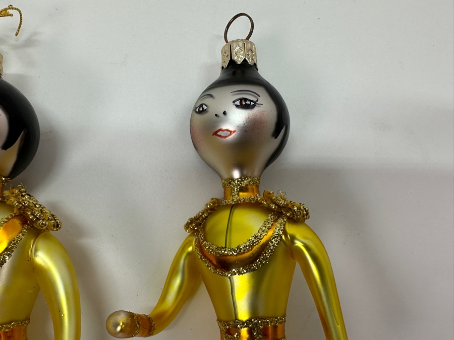 David Strand Pair of Handmade Glass Prince Charming Christmas Ornaments Retails $156 [Photo 4]