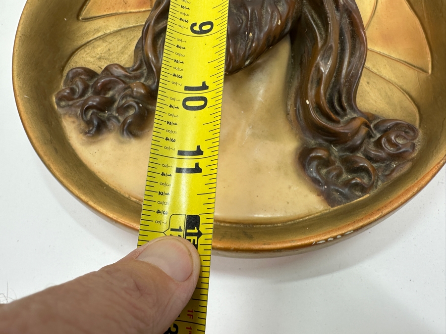 Relief Plaster Chalkware Polychrome Jesus Wall Plaque 12W X 4.5D [Photo 5]