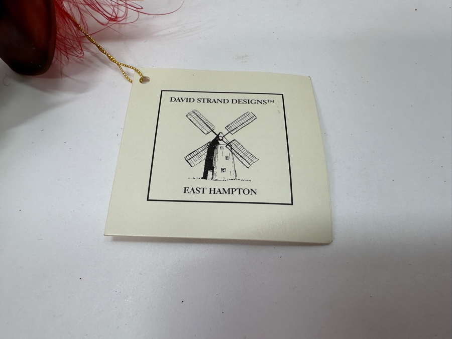 (4) David Strand  Handmade Glass Puss In Boots Christmas Ornaments Retails $312 [Photo 5]