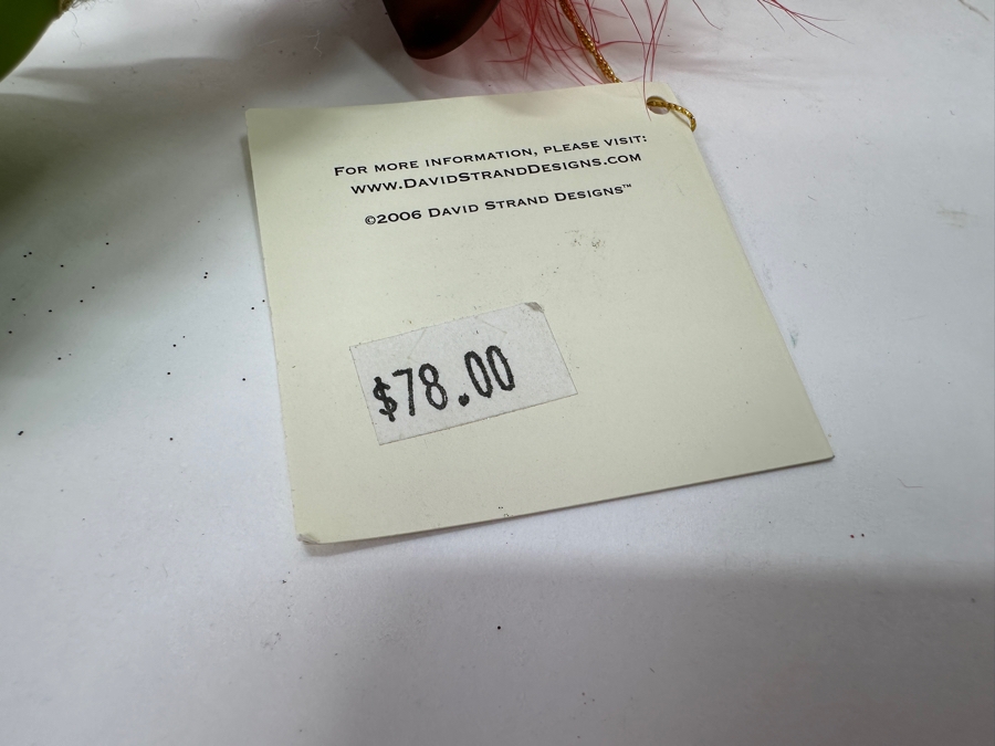 (4) David Strand  Handmade Glass Puss In Boots Christmas Ornaments Retails $312 [Photo 6]