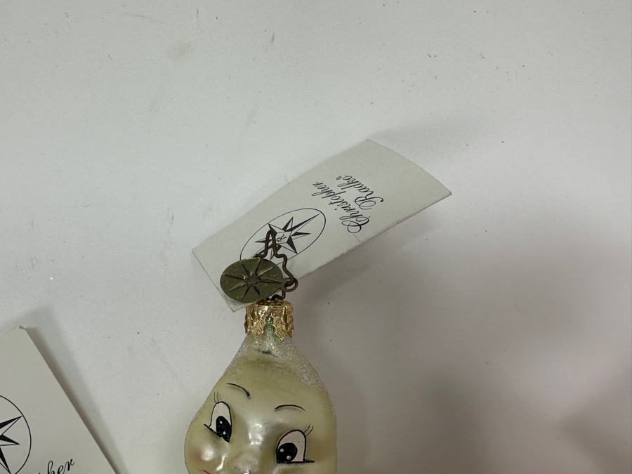 (3) Assorted Christopher Radko Handmade Glass Halloween Themed Ornaments [Photo 5]