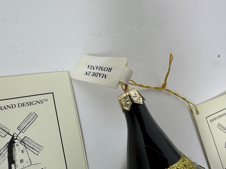 (3) David Strand Handmade Glass Flying Witch Ornaments Retails $228 [Photo 4]