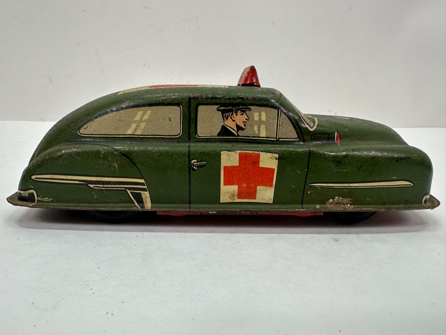 Vintage Lupor Metal US Military Ambulance Toy 7'L [Photo 5]