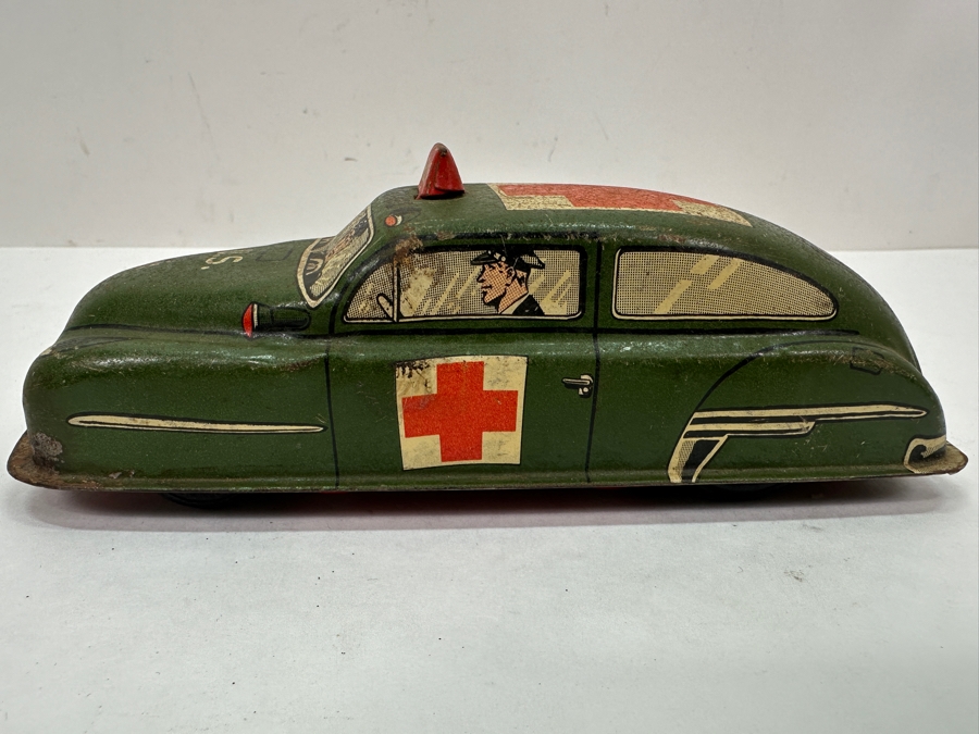 Vintage Lupor Metal US Military Ambulance Toy 7'L [Photo 3]