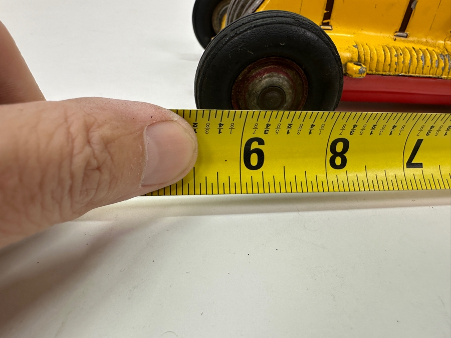Vintage Roy Cox Thimble Drome Champion Tether Toy Car 9.5'L [Photo 11]