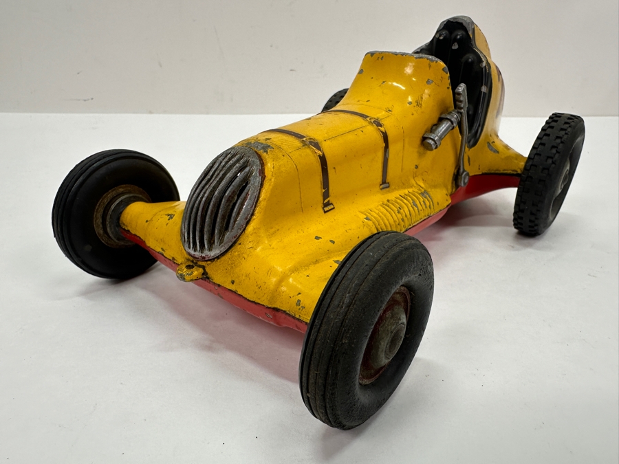 Vintage Roy Cox Thimble Drome Champion Tether Toy Car 9.5'L [Photo 5]