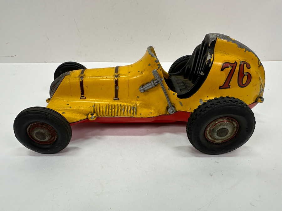 Vintage Roy Cox Thimble Drome Champion Tether Toy Car 9.5'L [Photo 4]