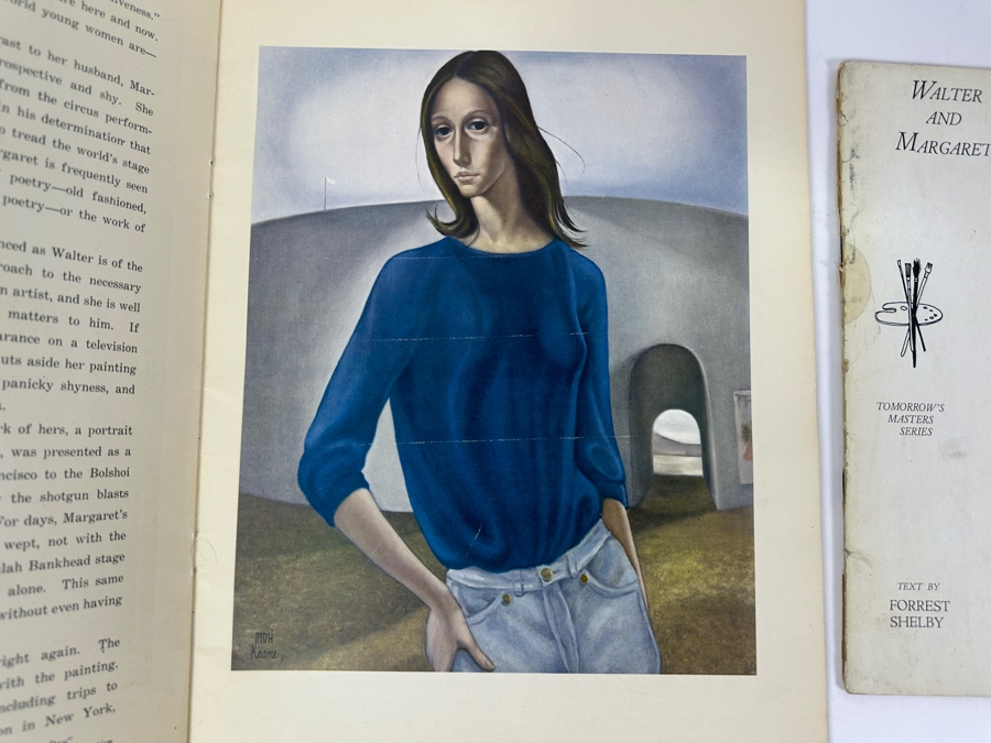 (3) Margaret And Walter Keane Portfolio Editions Art Books - Middle Book Is Hand Signed By Artist Walter Keane [Photo 11]