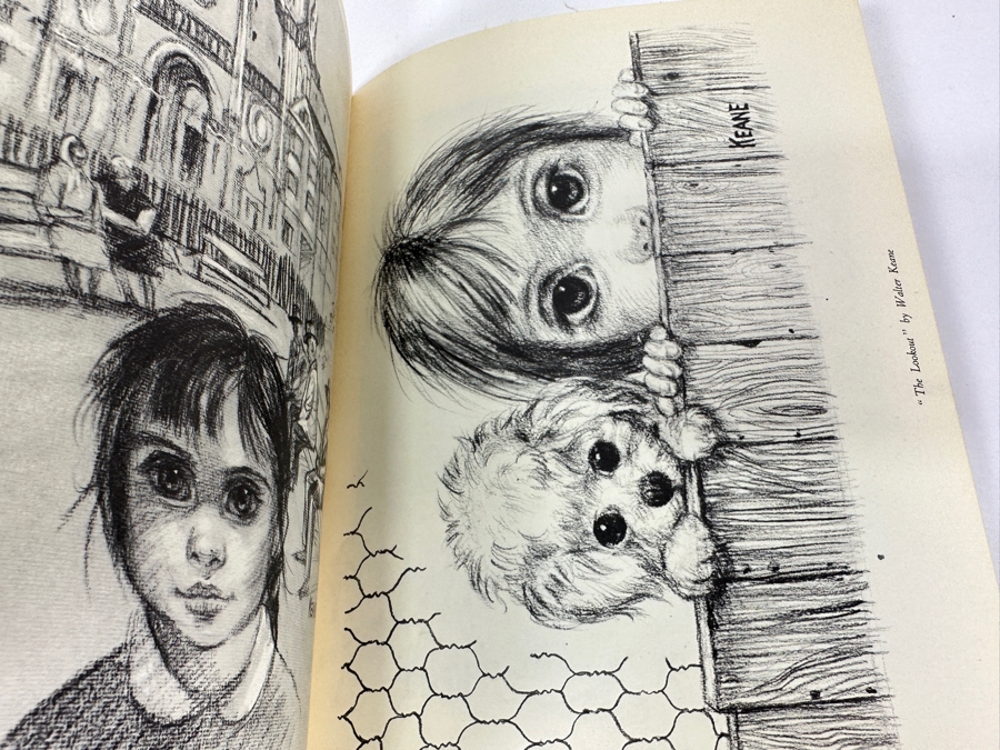 (3) Margaret And Walter Keane Portfolio Editions Art Books - Middle Book Is Hand Signed By Artist Walter Keane [Photo 39]