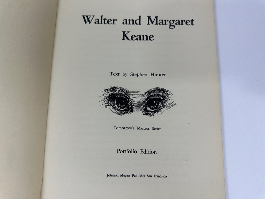 (3) Margaret And Walter Keane Portfolio Editions Art Books - Middle Book Is Hand Signed By Artist Walter Keane [Photo 33]