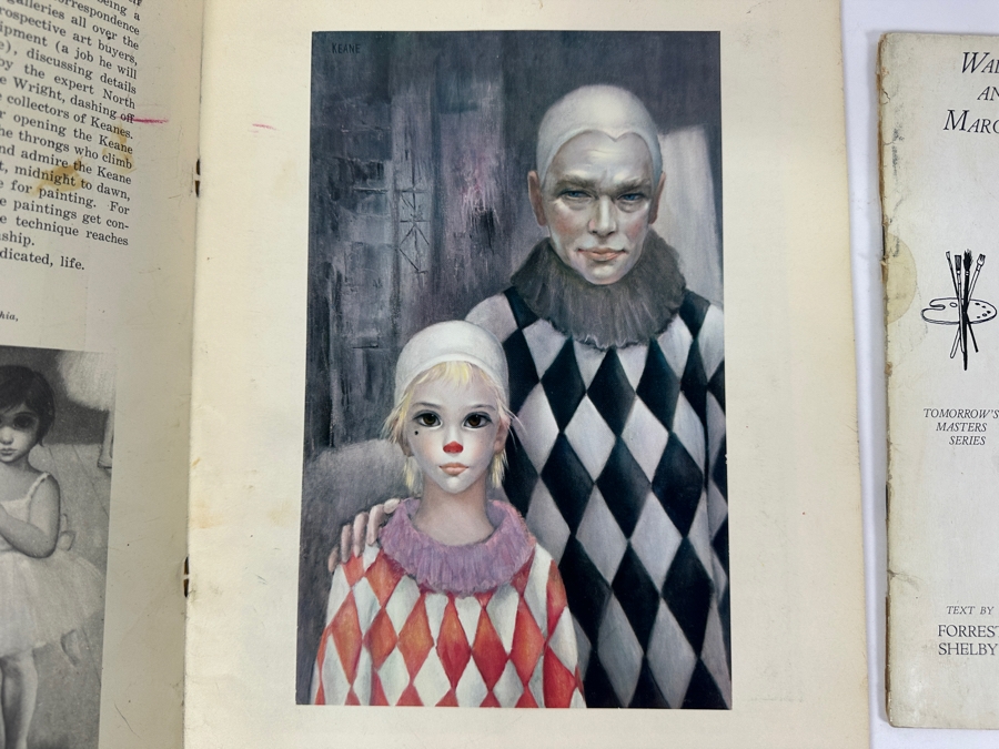 (3) Margaret And Walter Keane Portfolio Editions Art Books - Middle Book Is Hand Signed By Artist Walter Keane [Photo 9]