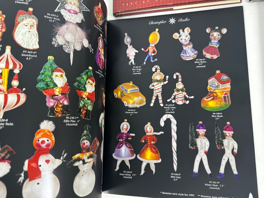 Just Added - 1999 First Edition Hardcover Book Christopher Radko’s Ornaments & Three Christopher Radko Ornament Product Catalogs From 1996, 1997 & 2000 [Photo 11]