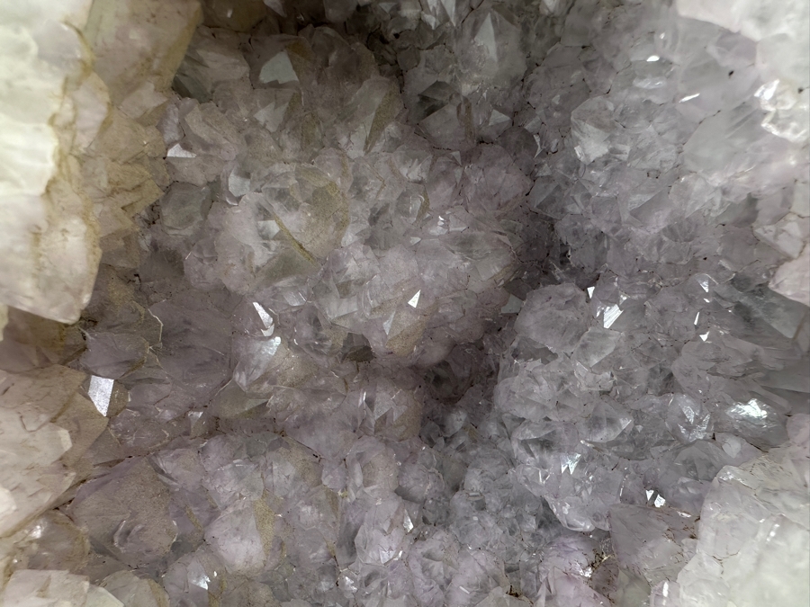 Pair of Amethyst Geode Bookends 6'W x 6.5'H [Photo 4]