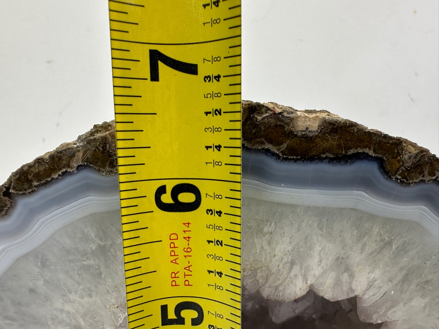 Pair of Amethyst Geode Bookends 6'W x 6.5'H [Photo 9]