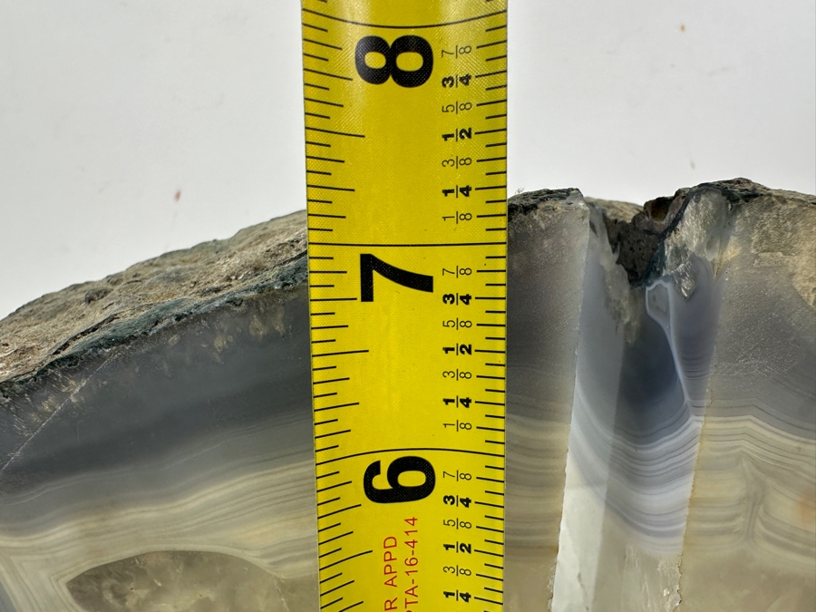 Pair of Agate Geode Bookends 5'W x 7'H [Photo 8]