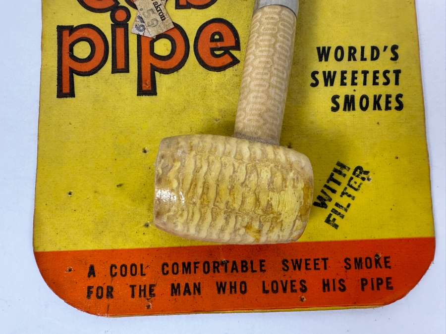Vintage New Old Stock Buescher's Mild-N-Mellow Cob Smoking Pipe [Photo 3]