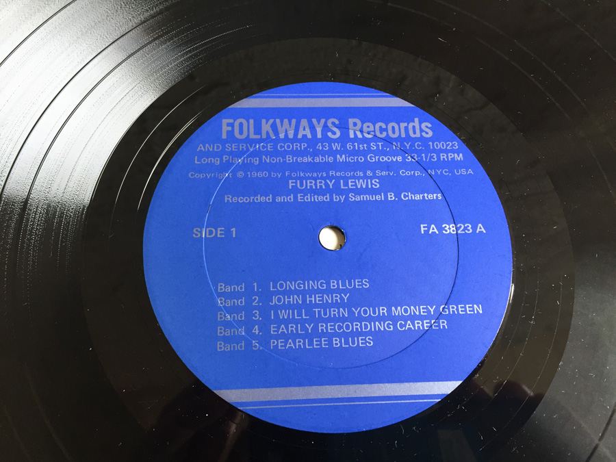 Furry Lewis ‎– Furry Lewis - FS 3823 [Photo 7]