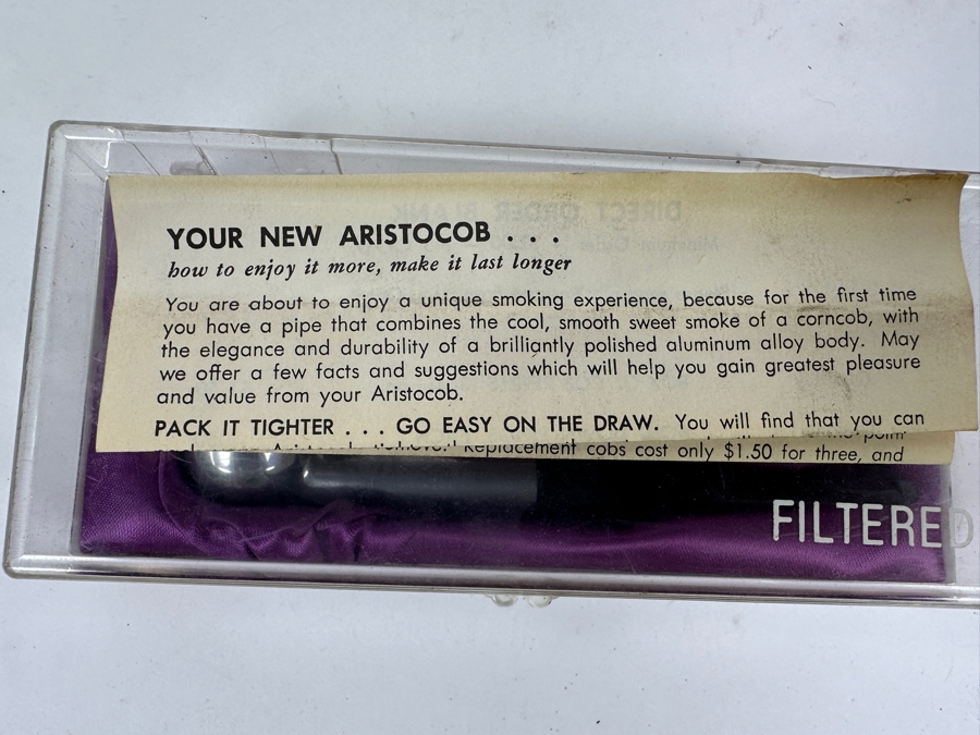 Vintage Aristocob Bob and Aluminum Pipe With Original Packaging And 2 Extra Cobs [Photo 5]