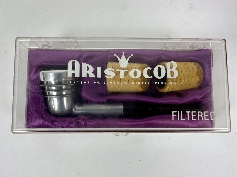 Vintage Aristocob Bob and Aluminum Pipe With Original Packaging And 2 Extra Cobs [Photo 4]