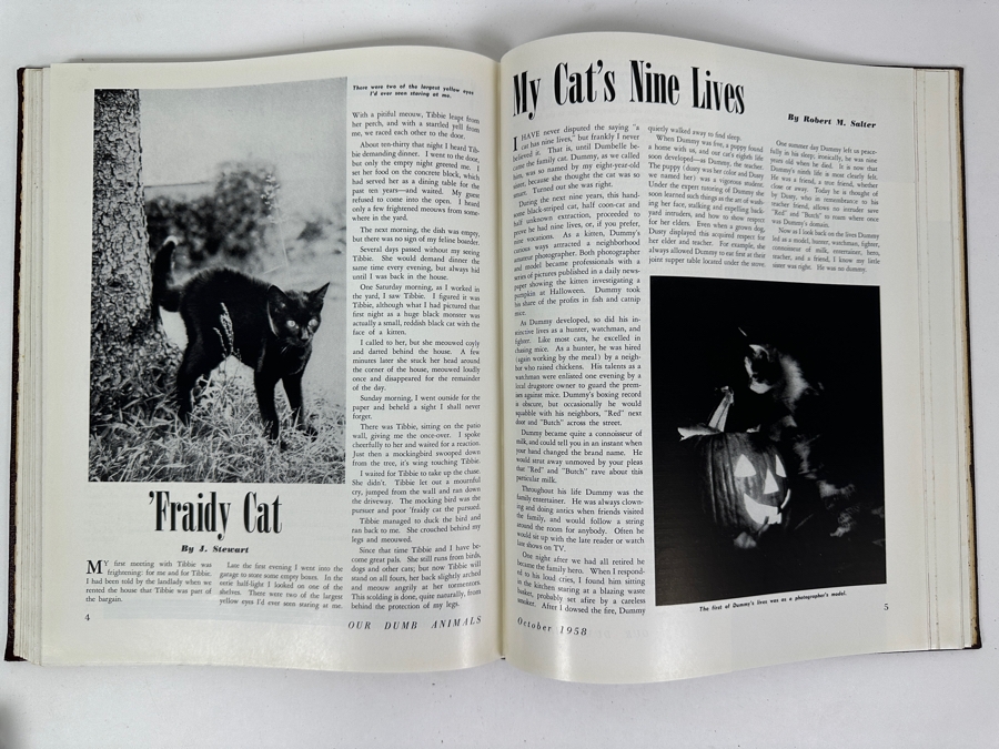 Just Added - Hardcover Bound 1958 Publications Of Our Dumb Animals Published By The Massachusetts Society For The Prevention Of Cruelty To Animals And American Humane Education Society [Photo 8]