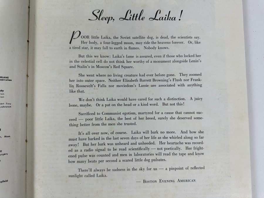Just Added - Hardcover Bound 1958 Publications Of Our Dumb Animals Published By The Massachusetts Society For The Prevention Of Cruelty To Animals And American Humane Education Society [Photo 7]