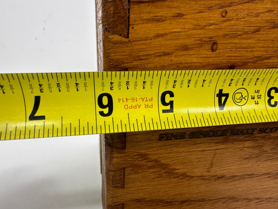 Just Added - Wooden Bar Knockando Fine Single Malt Scotch Whisky Bar Napkin Holder With Johnnie Walker Advertising Napkins 6W X 6D X 6.75H [Photo 7]