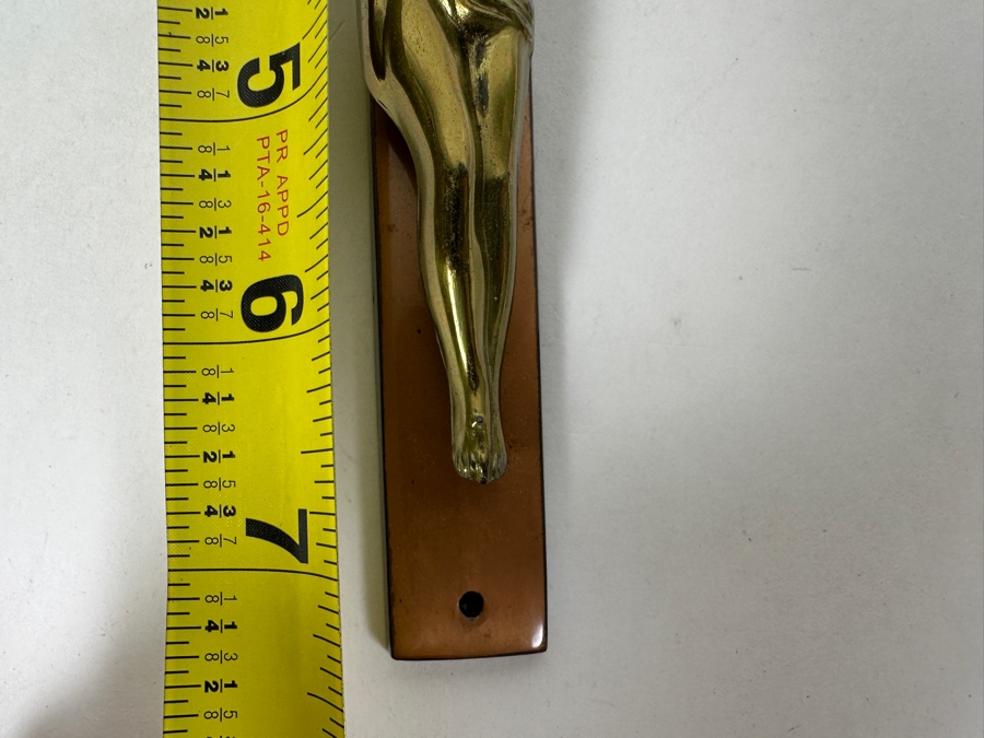 Just Added - Copper & Brass Metal Crucifix 7.5L [Photo 3]