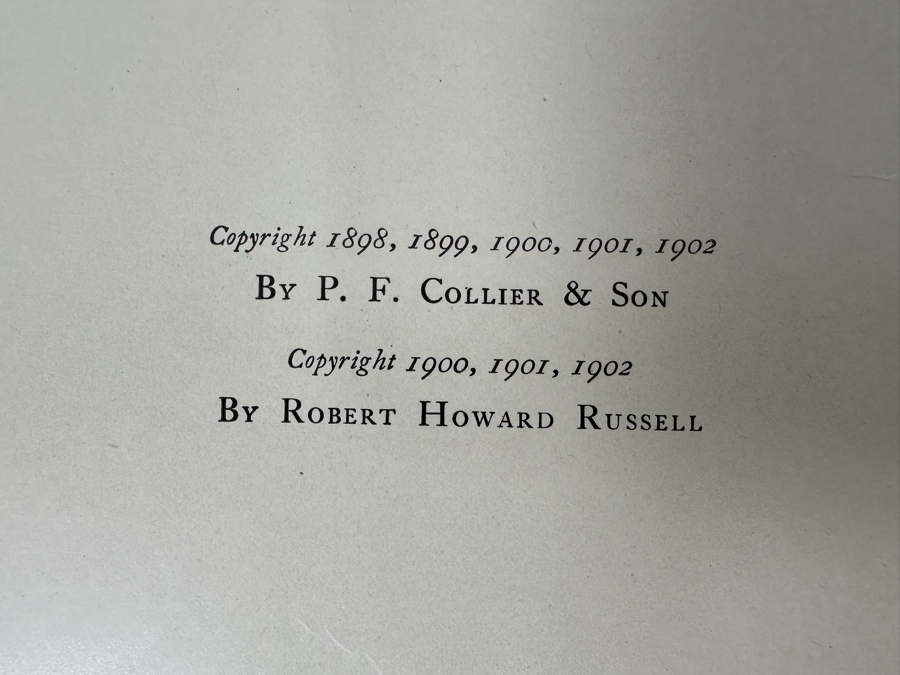 Just Added - Antique 1902 Oversized Hardcover Portfolio Book Done In The Open Drawings By Frederic Remington [Photo 4]