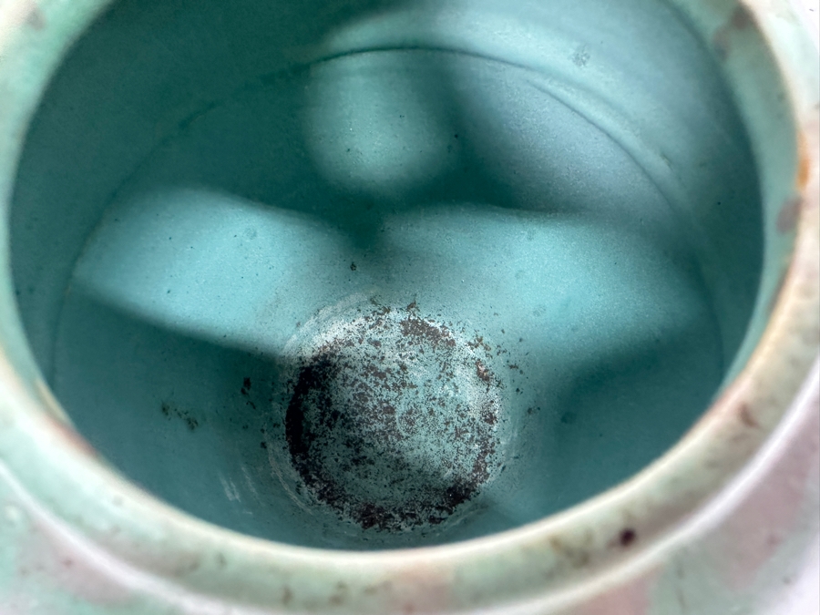 Just Added - Mid-Century Glazed Pottery Vase 6.5H [Photo 6]