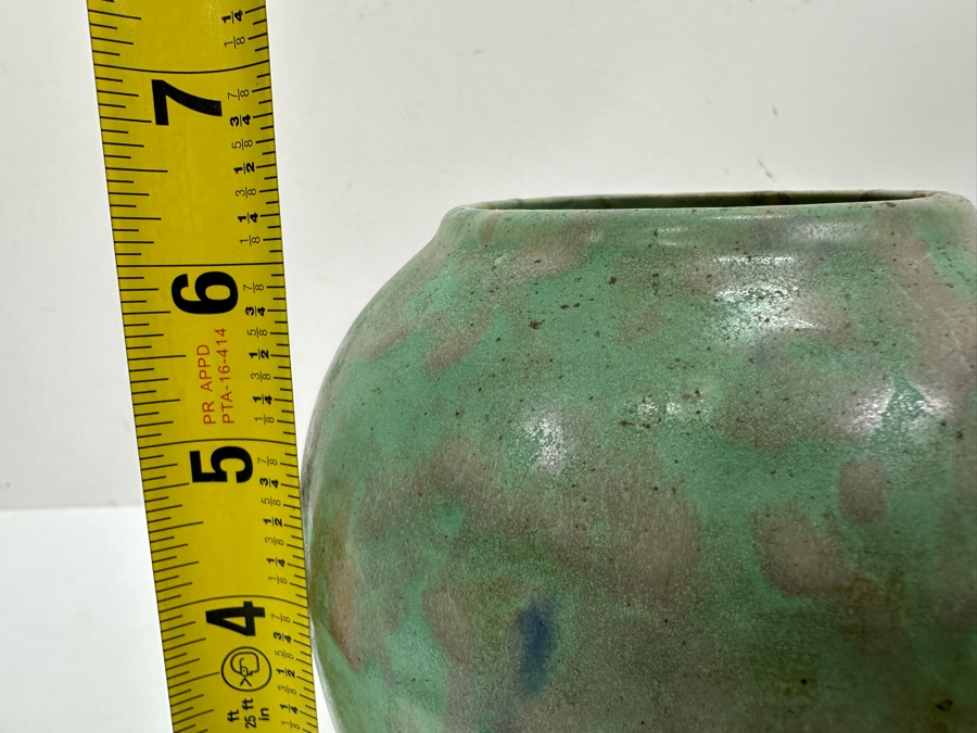 Just Added - Mid-Century Glazed Pottery Vase 6.5H [Photo 9]