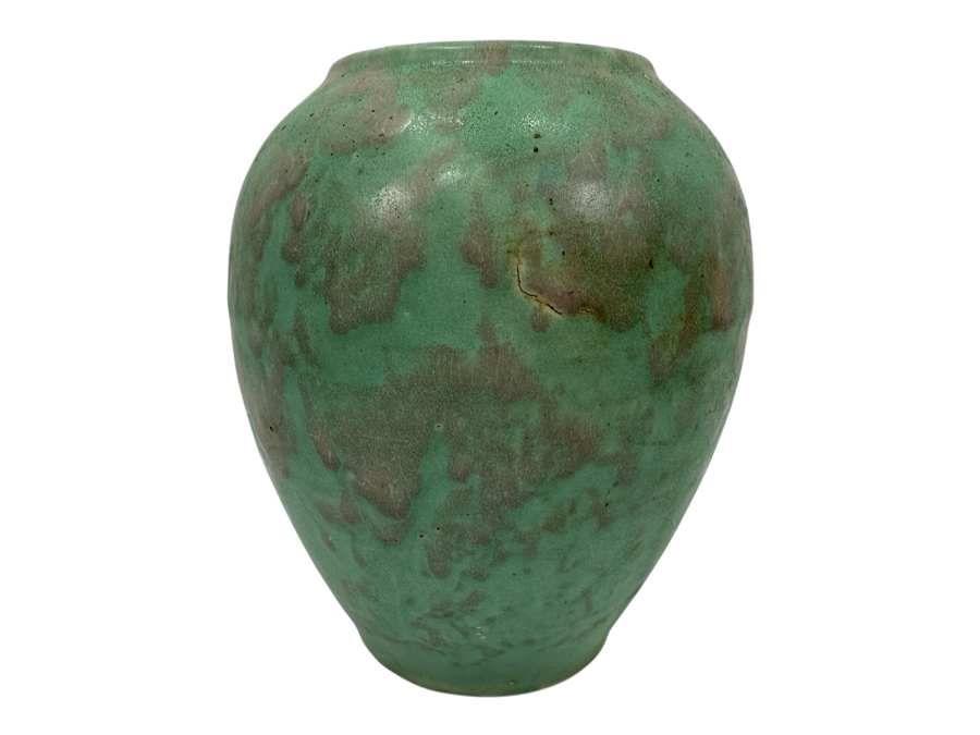 Just Added - Mid-Century Glazed Pottery Vase 6.5H
