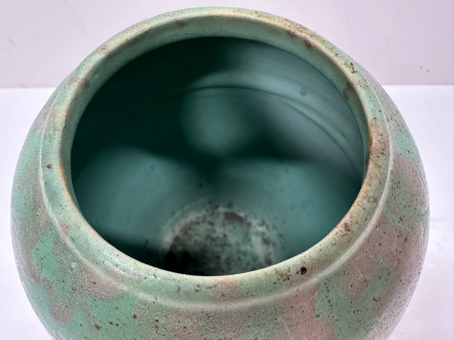 Just Added - Mid-Century Glazed Pottery Vase 6.5H [Photo 5]