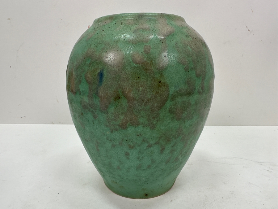 Just Added - Mid-Century Glazed Pottery Vase 6.5H [Photo 4]