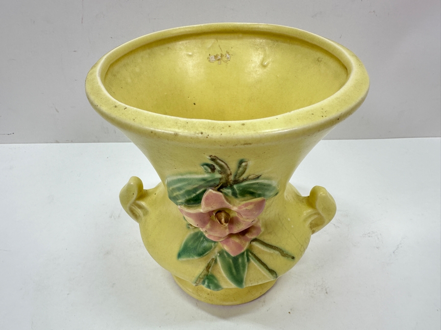 Just Added - Vintage McCoy Pottery “Blossom Time” Pottery Vase 6.5H [Photo 2]