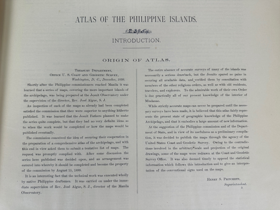Just Added - Antique 1900 Hardcover Book Atlas Of The Philippine Islands Published By The Washington Government Printing Office [Photo 8]