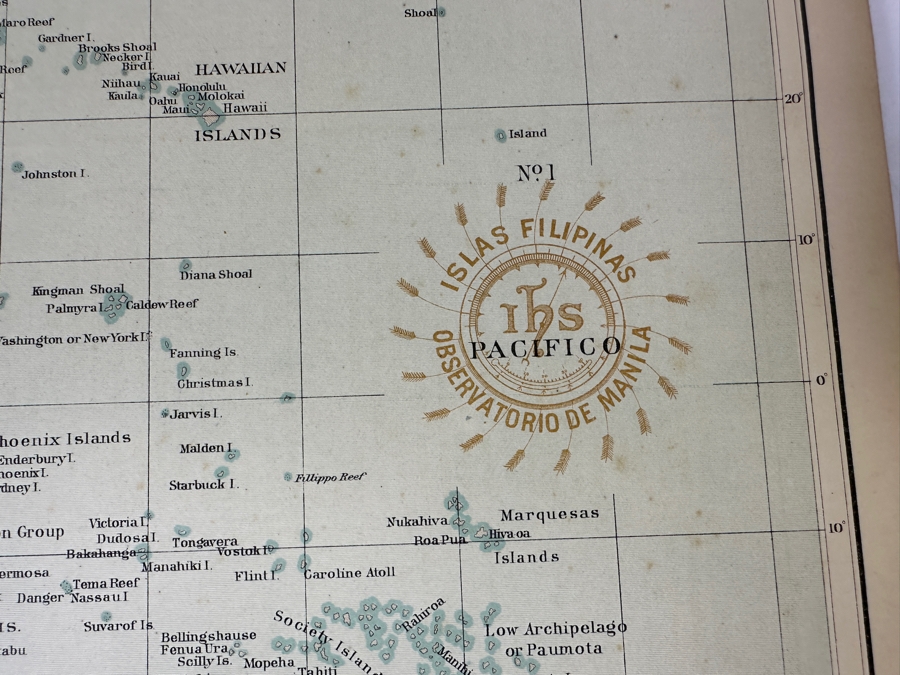 Just Added - Antique 1900 Hardcover Book Atlas Of The Philippine Islands Published By The Washington Government Printing Office [Photo 4]