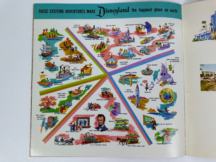 Just Added - Vintage 1965 First Edition Walt Disney's Pictorial Souvenir Book Of... Disneyland [Photo 31]