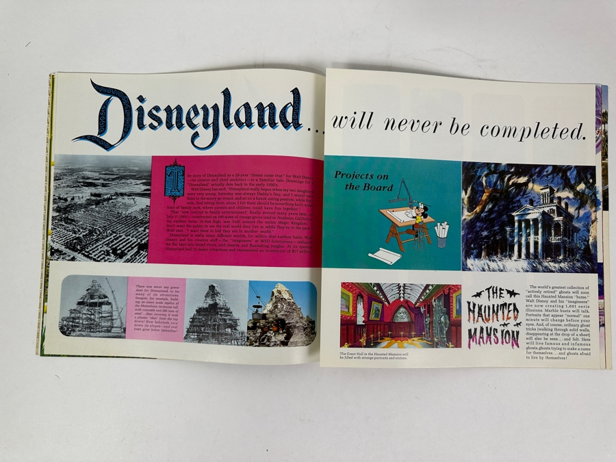 Just Added - Vintage 1965 First Edition Walt Disney's Pictorial Souvenir Book Of... Disneyland [Photo 17]