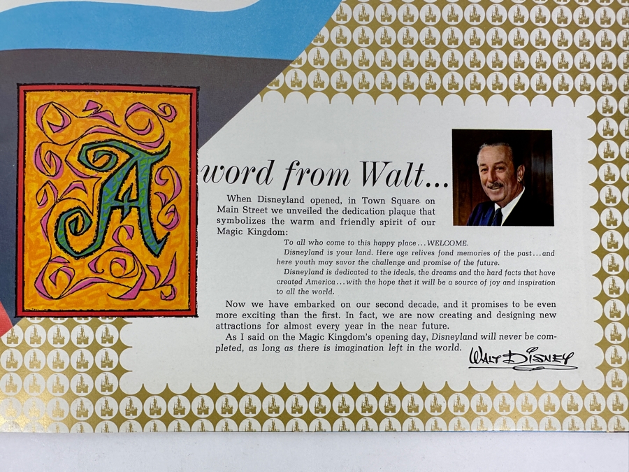 Just Added - Vintage 1965 First Edition Walt Disney's Pictorial Souvenir Book Of... Disneyland [Photo 5]