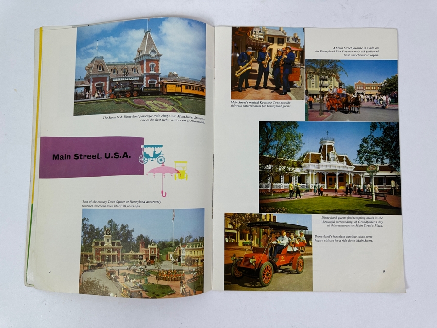 Just Added - Vintage 1957 Second Edition Disneyland A Complete Guide To Adventureland, Tomorrowland, Frontierland & Main Street, U.S.A. [Photo 6]