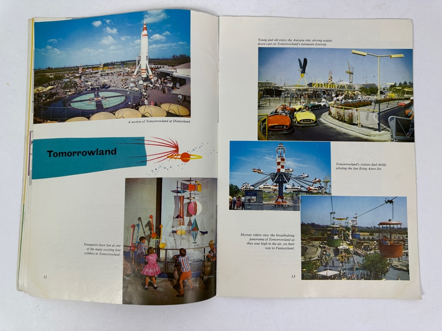 Just Added - Vintage 1957 Second Edition Disneyland A Complete Guide To Adventureland, Tomorrowland, Frontierland & Main Street, U.S.A. [Photo 8]