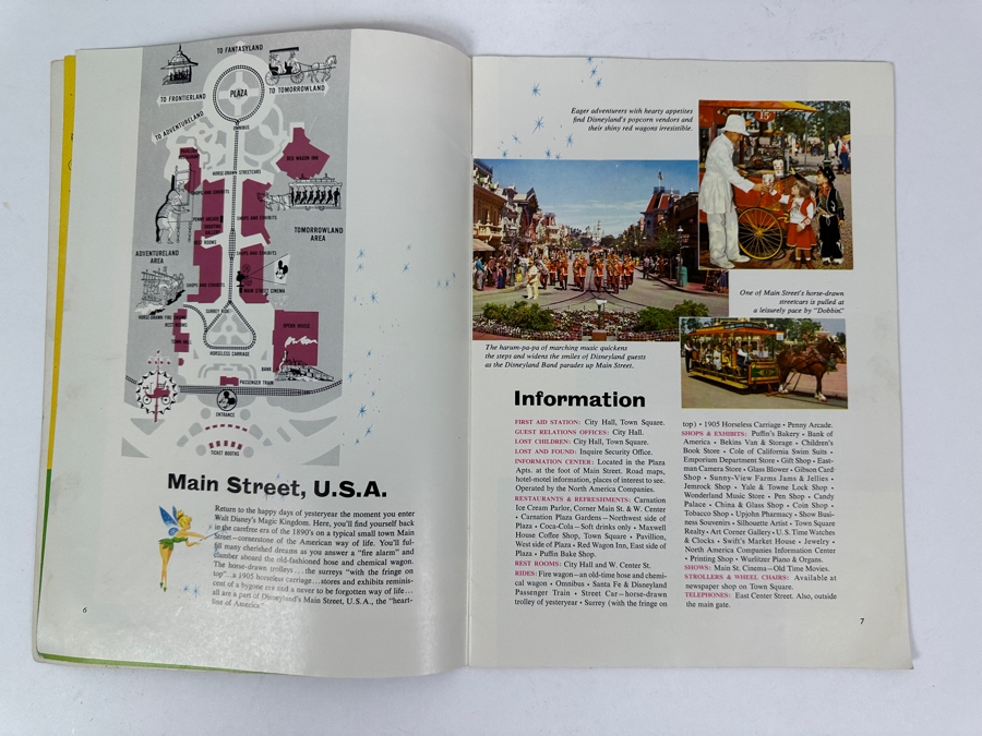 Just Added - Vintage 1957 Second Edition Disneyland A Complete Guide To Adventureland, Tomorrowland, Frontierland & Main Street, U.S.A. [Photo 5]