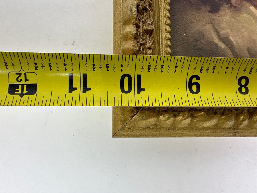 Just Added - Vintage 1941 Kriebel & Bates Lithograph Of Jesus Framed 10.5 X 12.5 [Photo 7]