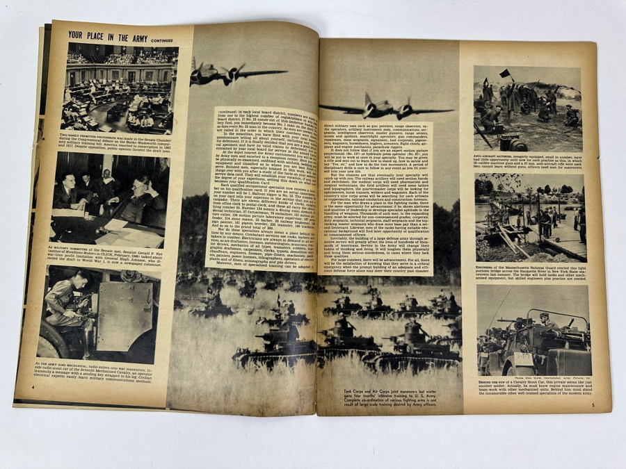 Just Added - Vintage 1944 Vol. 3, No. 10 Click Magazine The National Picture Monthly [Photo 7]