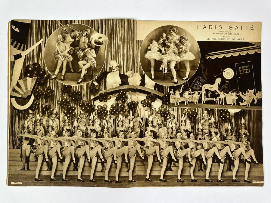 Just Added - Vintage 1930 French Parisian Folies Bergere Cabaret Souvenir Program (Contains Nudity) [Photo 7]