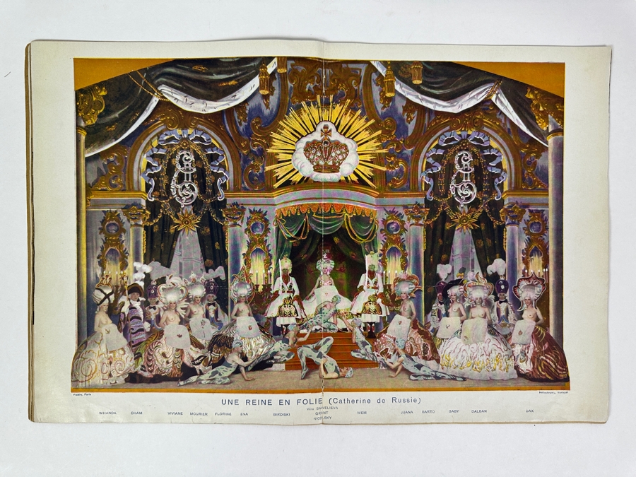 Just Added - Vintage 1930 French Parisian Folies Bergere Cabaret Souvenir Program (Contains Nudity) [Photo 10]